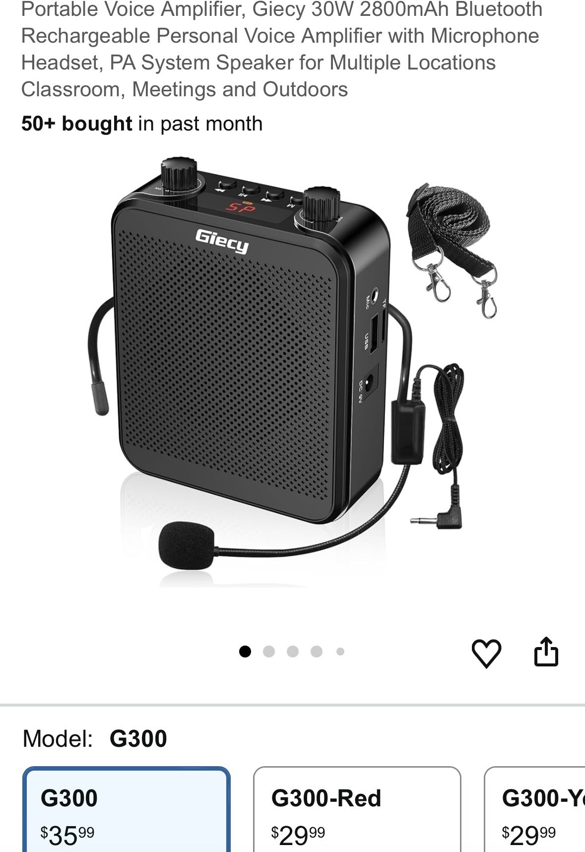G300 Bluetooth Speaker