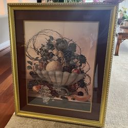 Beautiful Picture Of Flower With Wood frame 