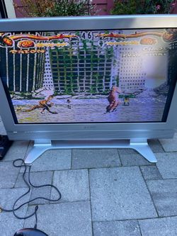 42 Inch Panasonic Plasma Television 480p Retro Video Gaming