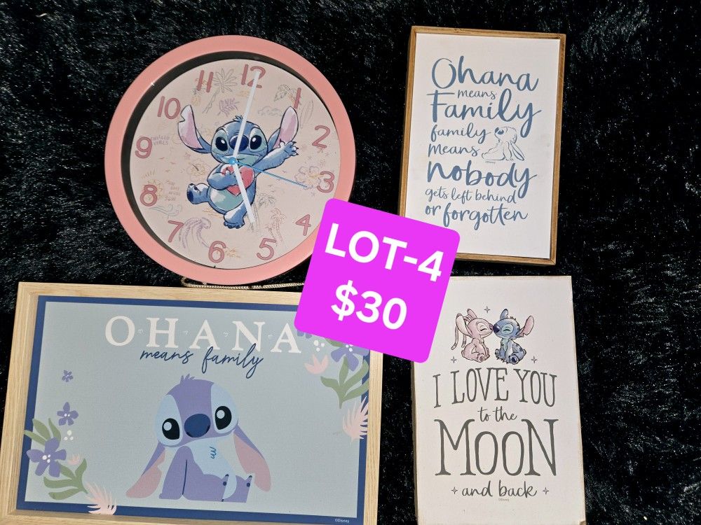 Stitch DECOR LOT 4