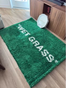 Off White x Ikea rug and clock