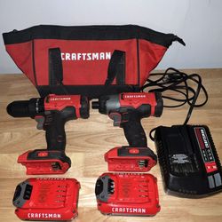 Craftsman Brushed Impact and Drill Set