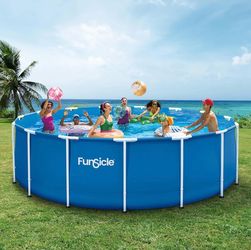 NEW FunSicle 15’ x 33” Above Ground Activity Pool with Filter Pump – Factory Sealed