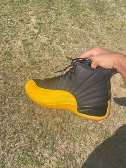 Jordan 12 Black and Yellow