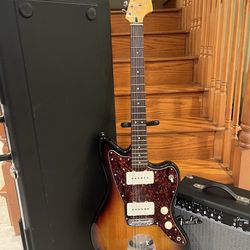 Squier Classic Vibe Jazzmaster w/ Hardshell Case, Fender Amp