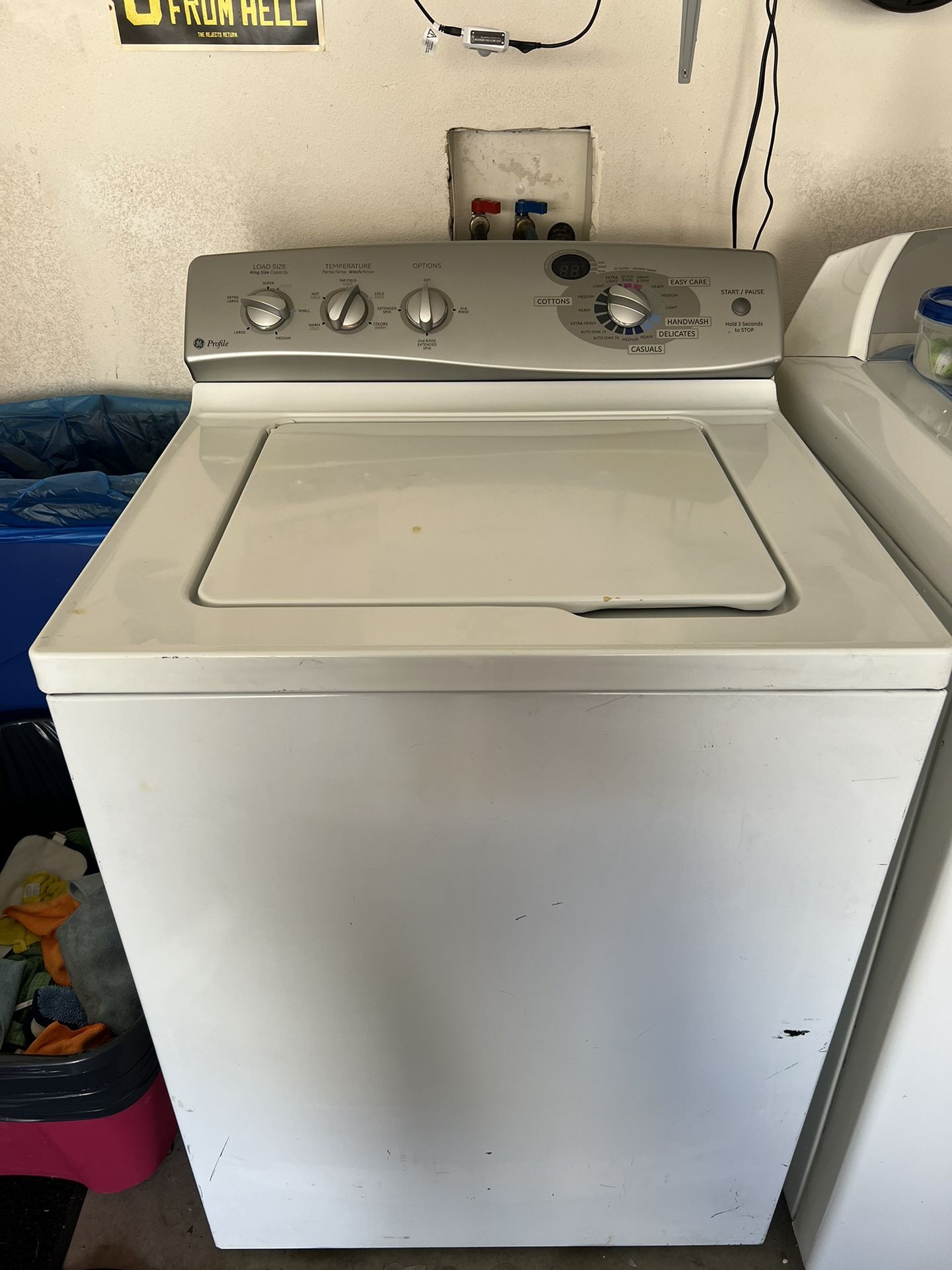 Ge Appliances Washing Machine white