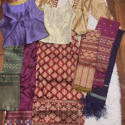 *** Traditional Laotian Wedding Garment 10 Piece Set*** 