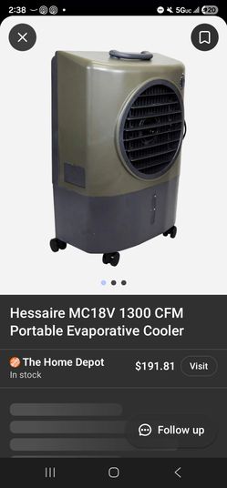 Hessaire portable cooler