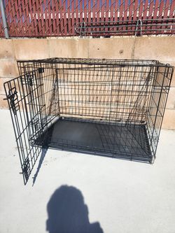Dog Cage 25 in (H) 36 in (w) (Location In Description)