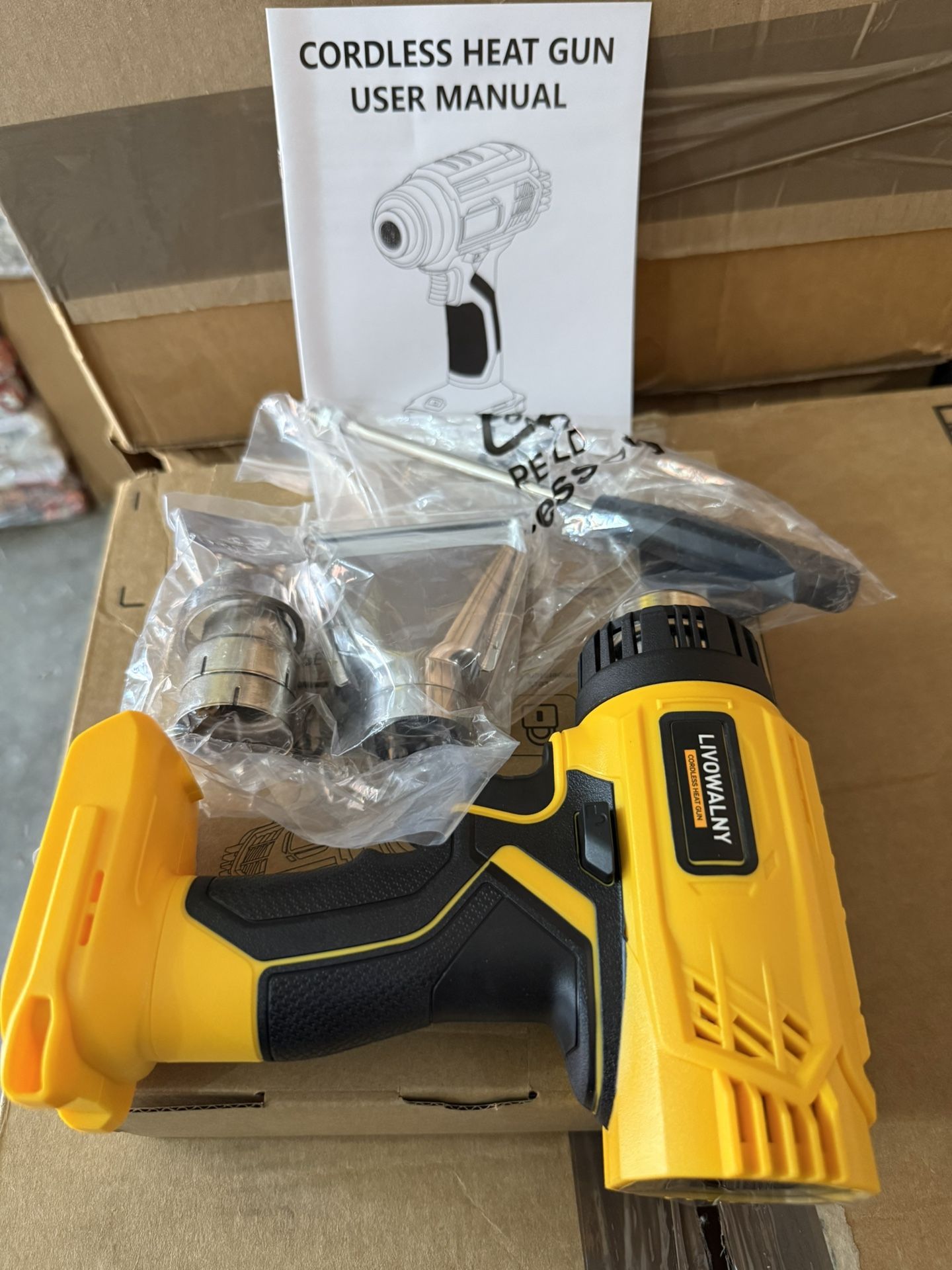 Heat Gun for Dewalt 20v Battery: 350W Cordless Battery Powered Heat Gun 122°F~1022°F