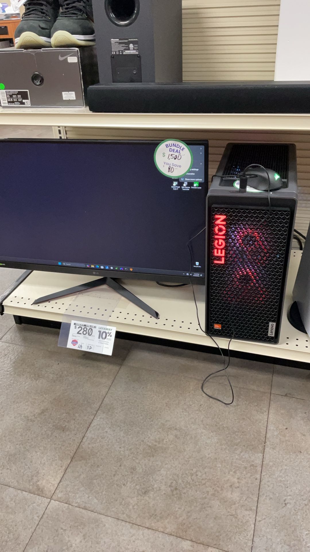 Legion Gaming Computer 