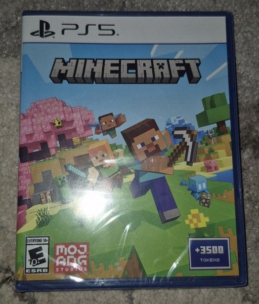 Minecraft PS5 Game – Brand New, Factory Sealed, PlayStation 5 Edition