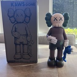 KAWS Gone Open Edition Figure - Brown and Green