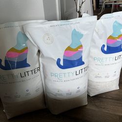 Pretty litter 3 Bags (6 Lbs each)- New/unopened