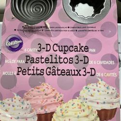 New 3D Cupcake Pan