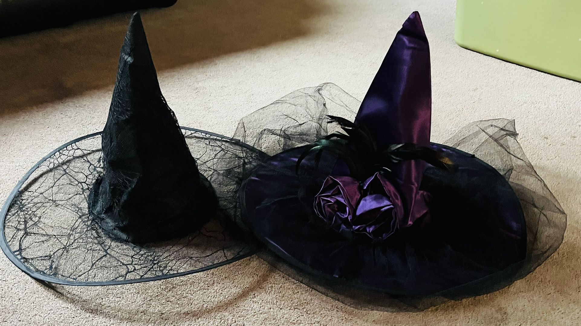 Halloween Witch Hats And Wigs