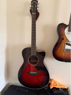 Yamaha AC1M Concert Cutaway Acoustic-electric Guitar - Tobacco Brown Sunburst