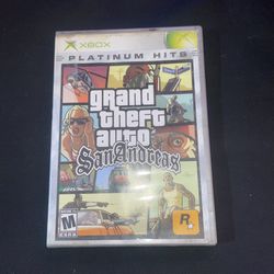 Microsoft Xbox Grand Theft Auto San Andreas 