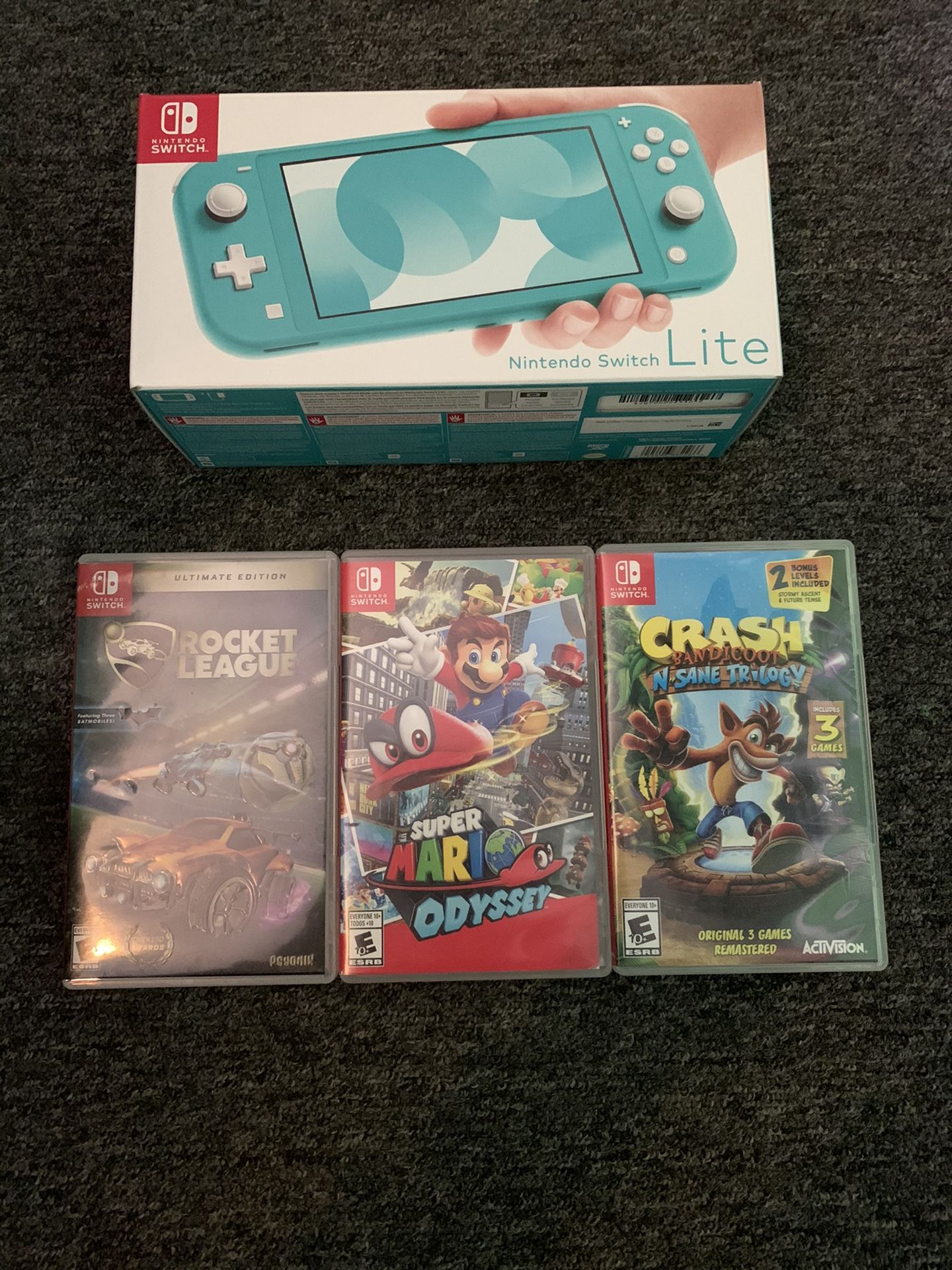 Nintendo Switch Lite Brand New With 3 Games