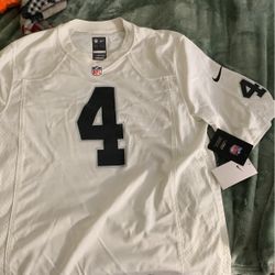 Number 4 Carr Raider Jersey New Never Used On Field With Tags