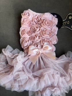 Pawpatu Dog Dress Pink Flower XS New 