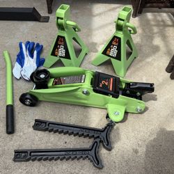 PM PERFORMOTOR 2 TON HYDRAULIC TROLLEY FLOOR JACK