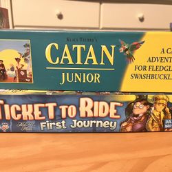 Catan Junior and Ticket To Ride