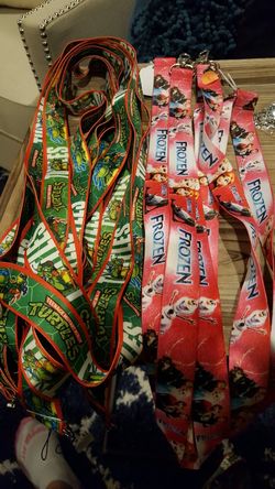 Ninja and frozen New lanyards