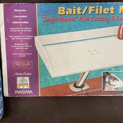Cost 184$ Still New In Box! Boat Bait/Filet/Drink Station Magma, Mount Included