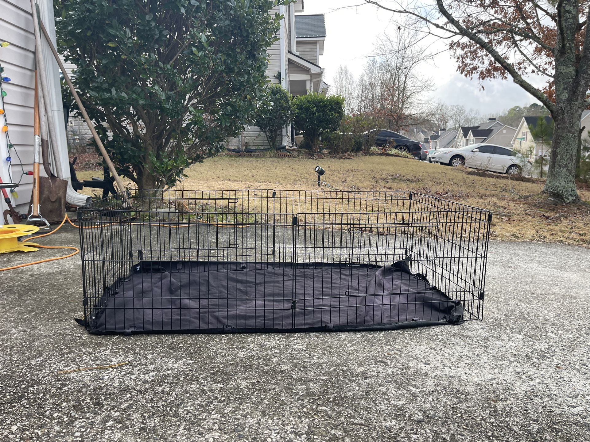 Guinea pig split level cage, and pen