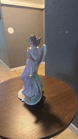 Elegant Porcelain Angel Figurine – 13”