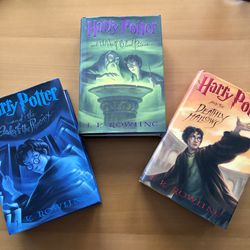 Harry Potter Hardcover Books (5-7)