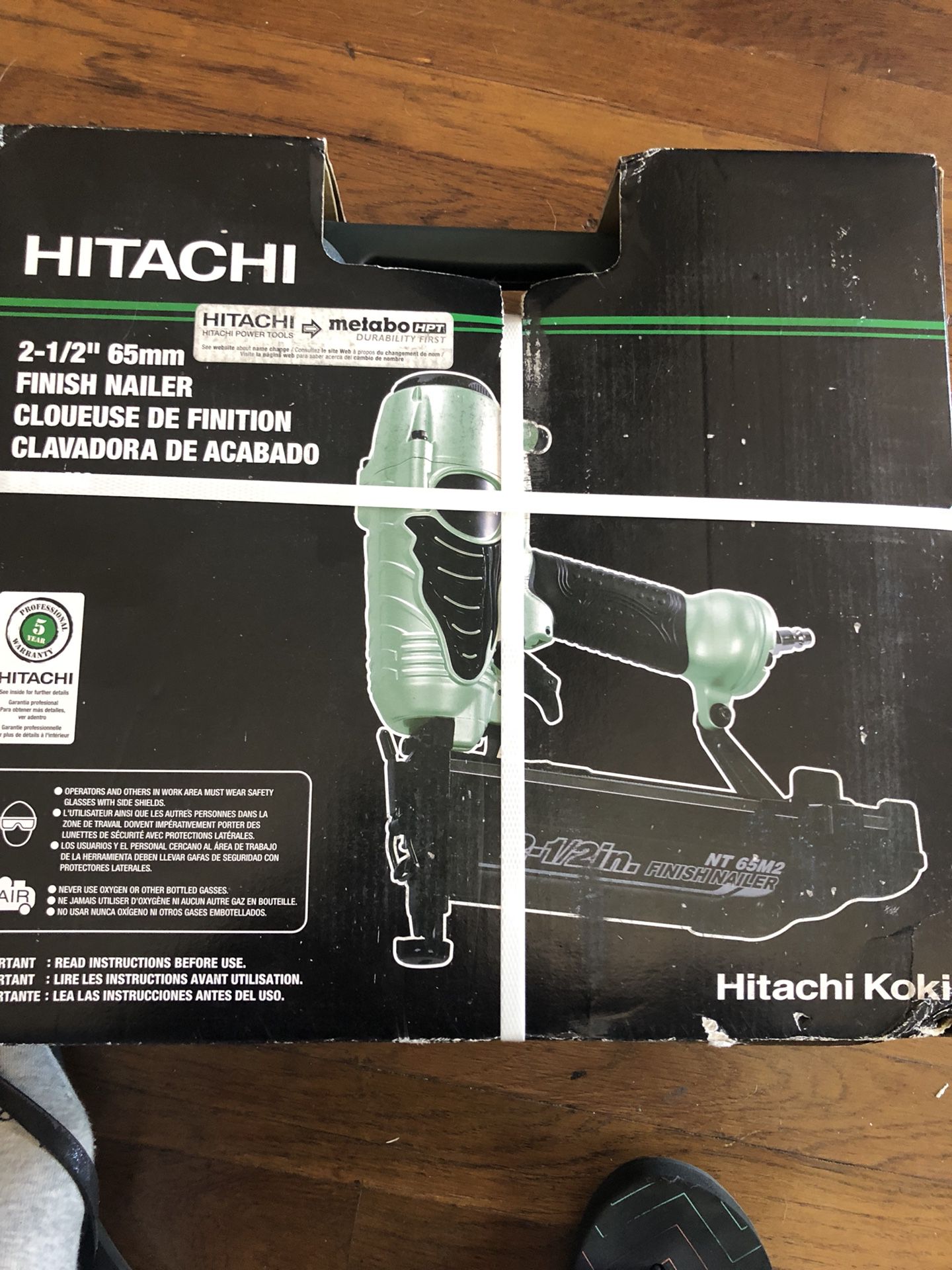 Hitachi finish nailer