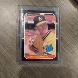 1987 Mark McGwire Rookie Card