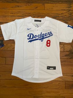 White Los Angeles dodgers kike Hernandez Jersey