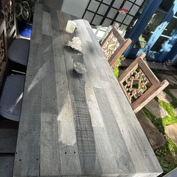 Tall Dining Table Bar Height driftwood