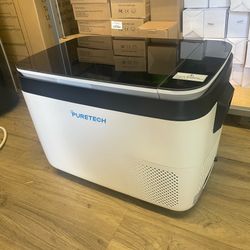 Portable Car Refrigerator, 12volt/24 Voltage DC Car Freezer, Adjustable Temperature Settings , Idea For Camping, Fishing And Traveling 26QT