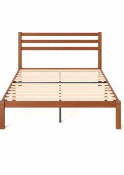 QUEEN 14” WOOD BED FRAME👇READ CROSSROADS PLEASE 👇