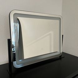 Black Vanity Mirror