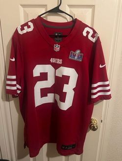 49ers Christian McCaffrey Super Bowl 58 jersey