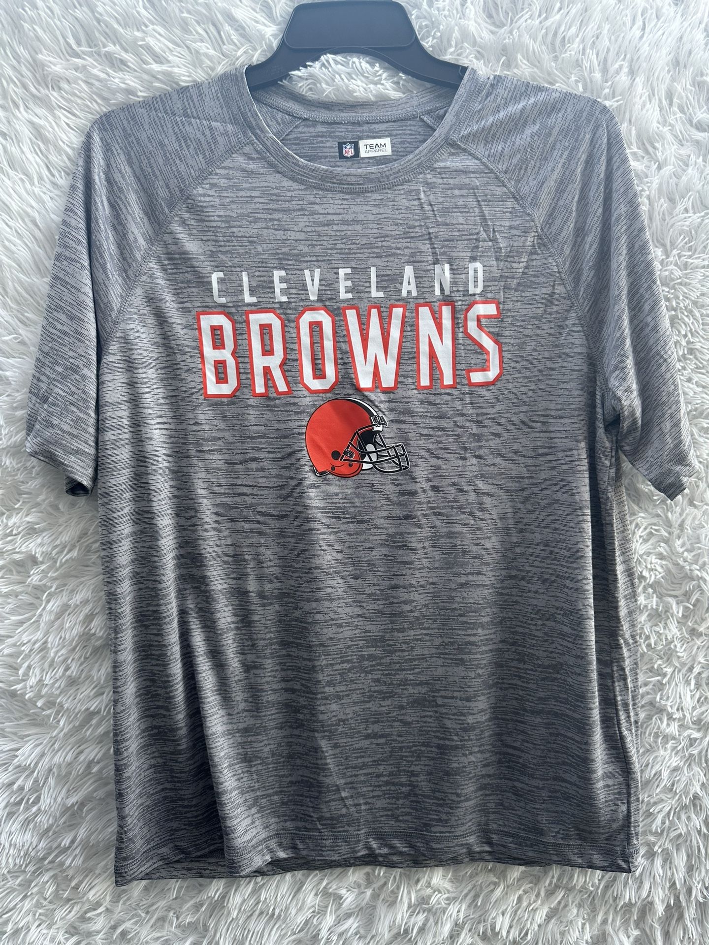 New Men Cleveland Browns Gray T-Shirt NFL