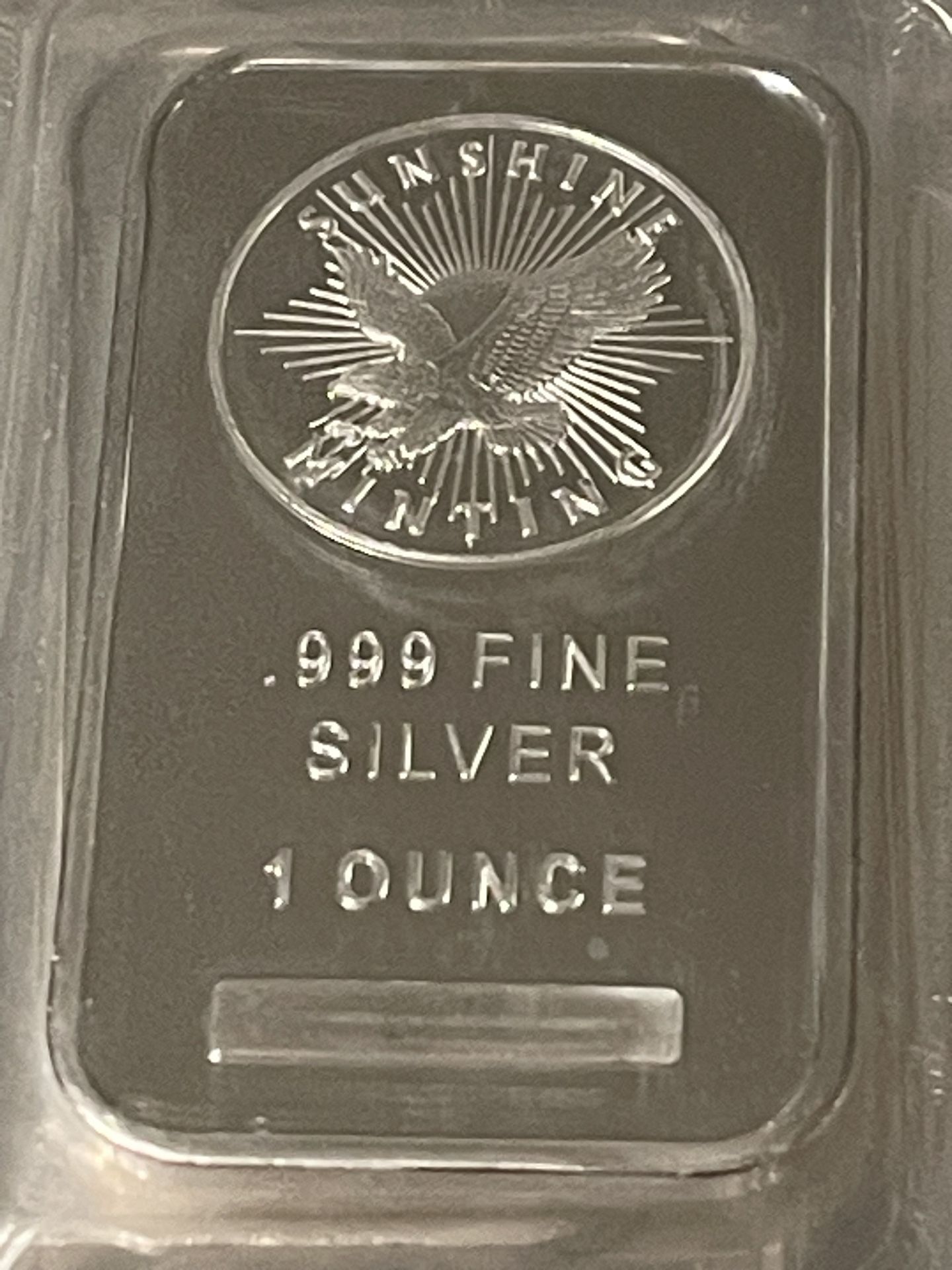 20 -1oz Sunshine.999 Silver Bars 