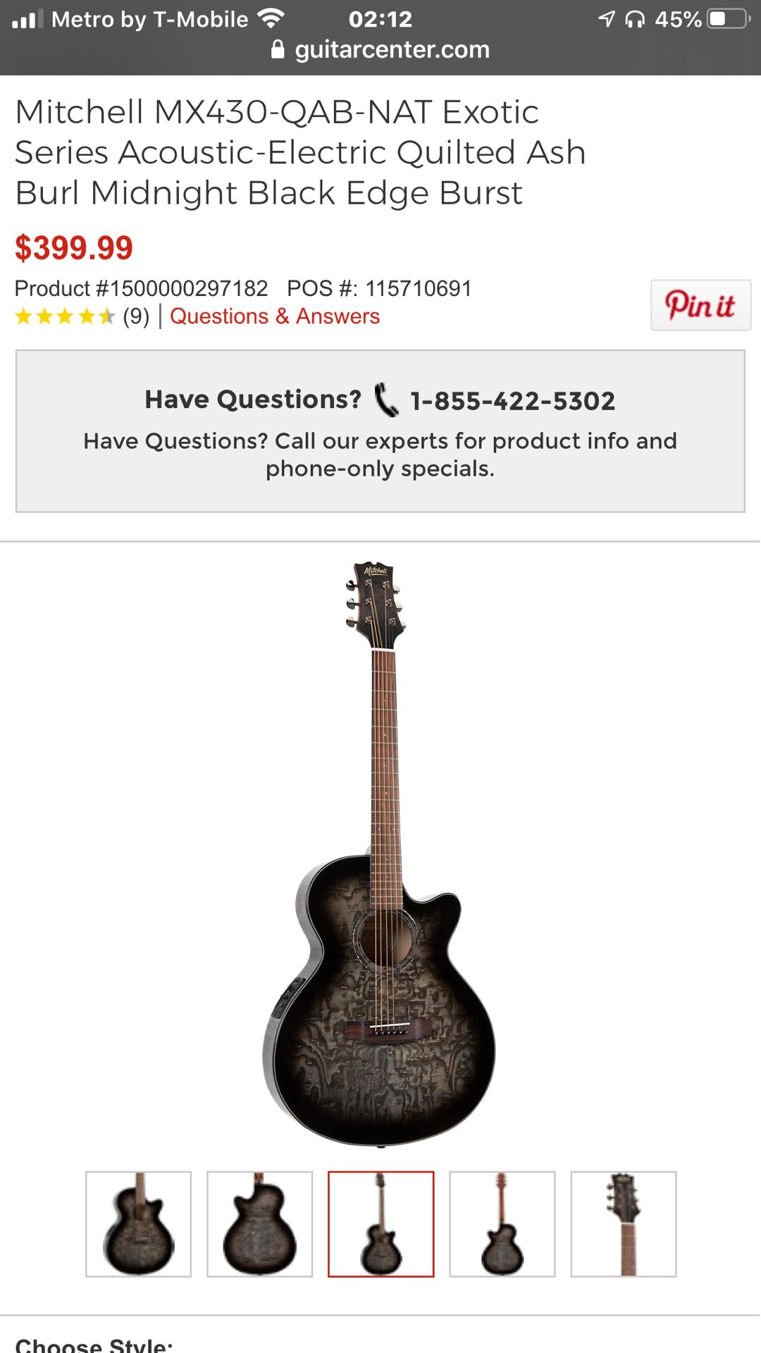 MITCHELL MX-430 Guitar {BRAND NEW}