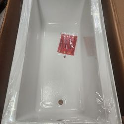 Signature Hardware 30x60" Right Drain Bathtub 