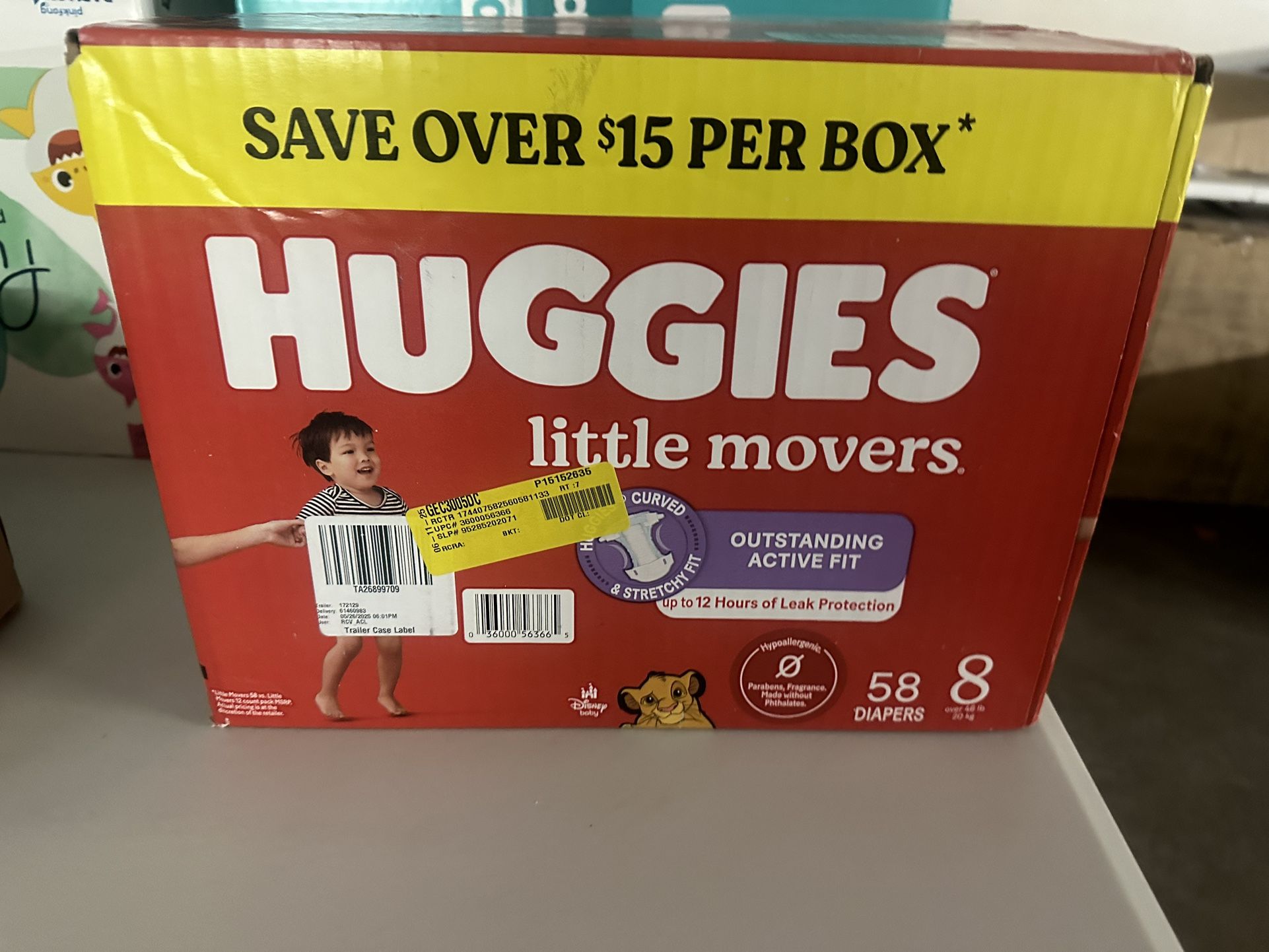 Huggies size 8