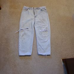 VINTAGE Levi's With Holes In The Knees