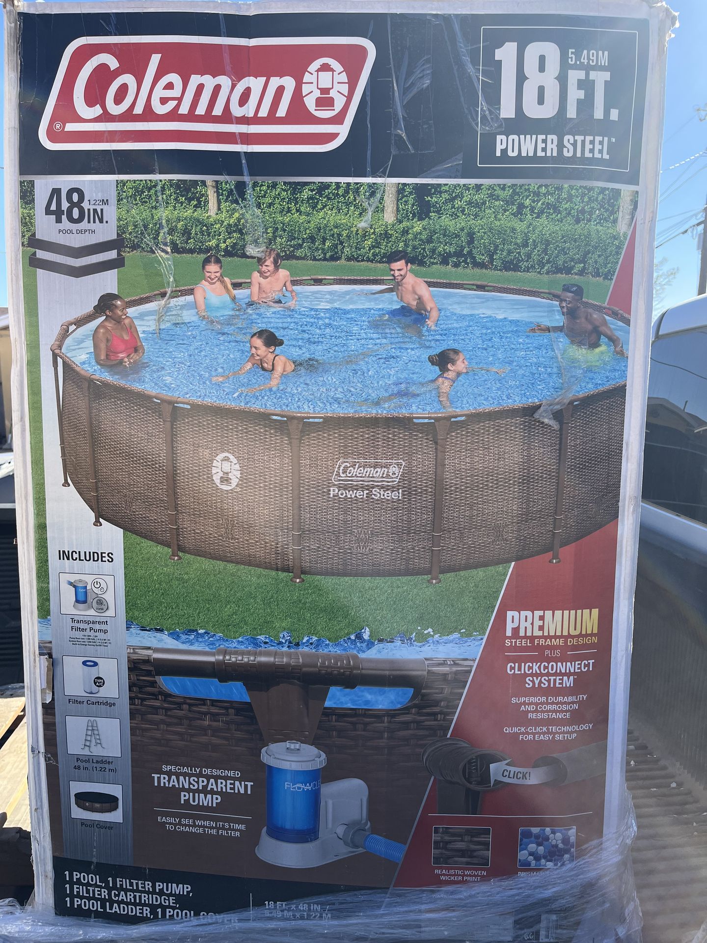SELLING SWIMMING POOL COLEMAN 18x48inch!!!