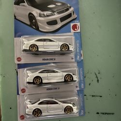 Hot wheels Honda Civics
