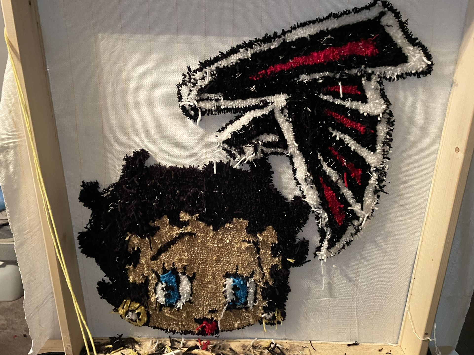 Custom Rugs Falcons And Betty Boop