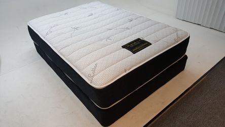 Double Sided Pillow Mattress and Boxspring